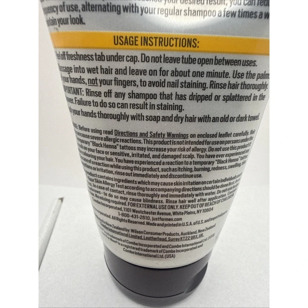 Just for Men Control GX 2 in 1 Shampoo and Conditioner 5 Fl Oz Grey Reducing